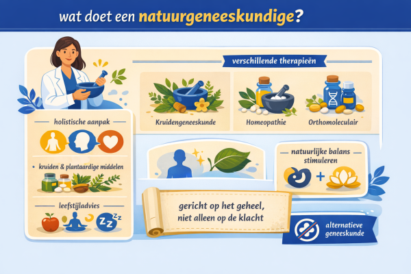 Alles over het beroep natuurgeneeskundige Wat doet een natuurgeneeskundige